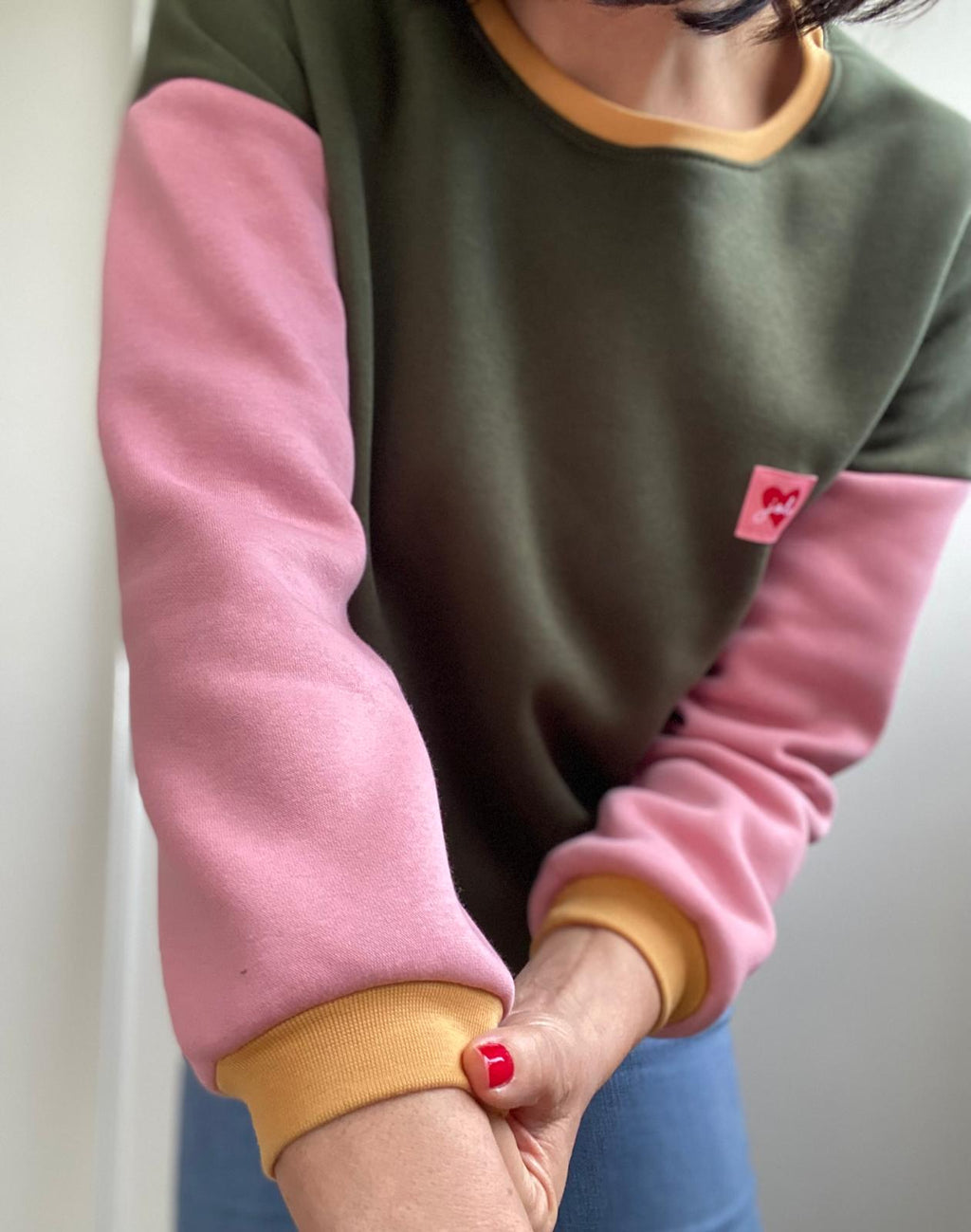 Sweat molleton Joli coeur