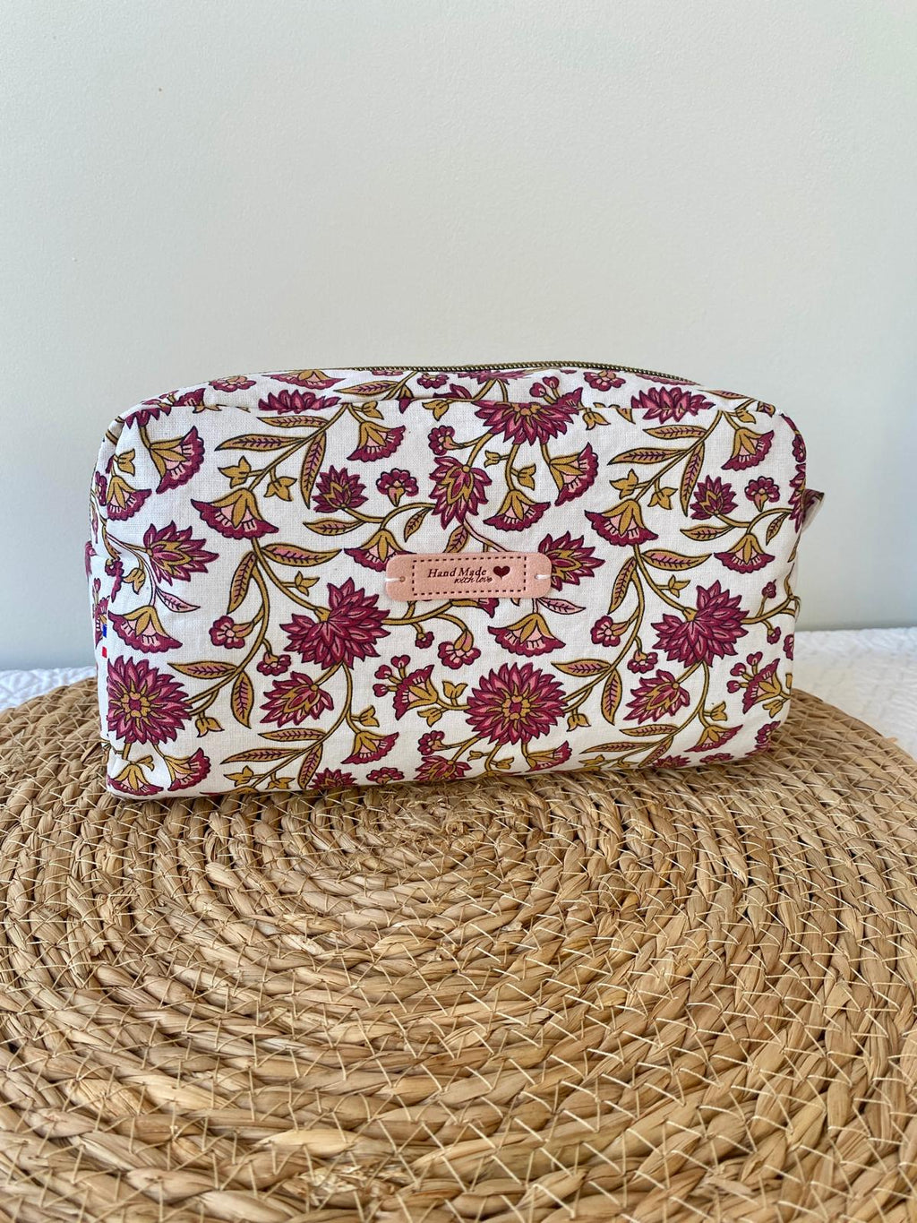 Trousse de toilette florale d'automne