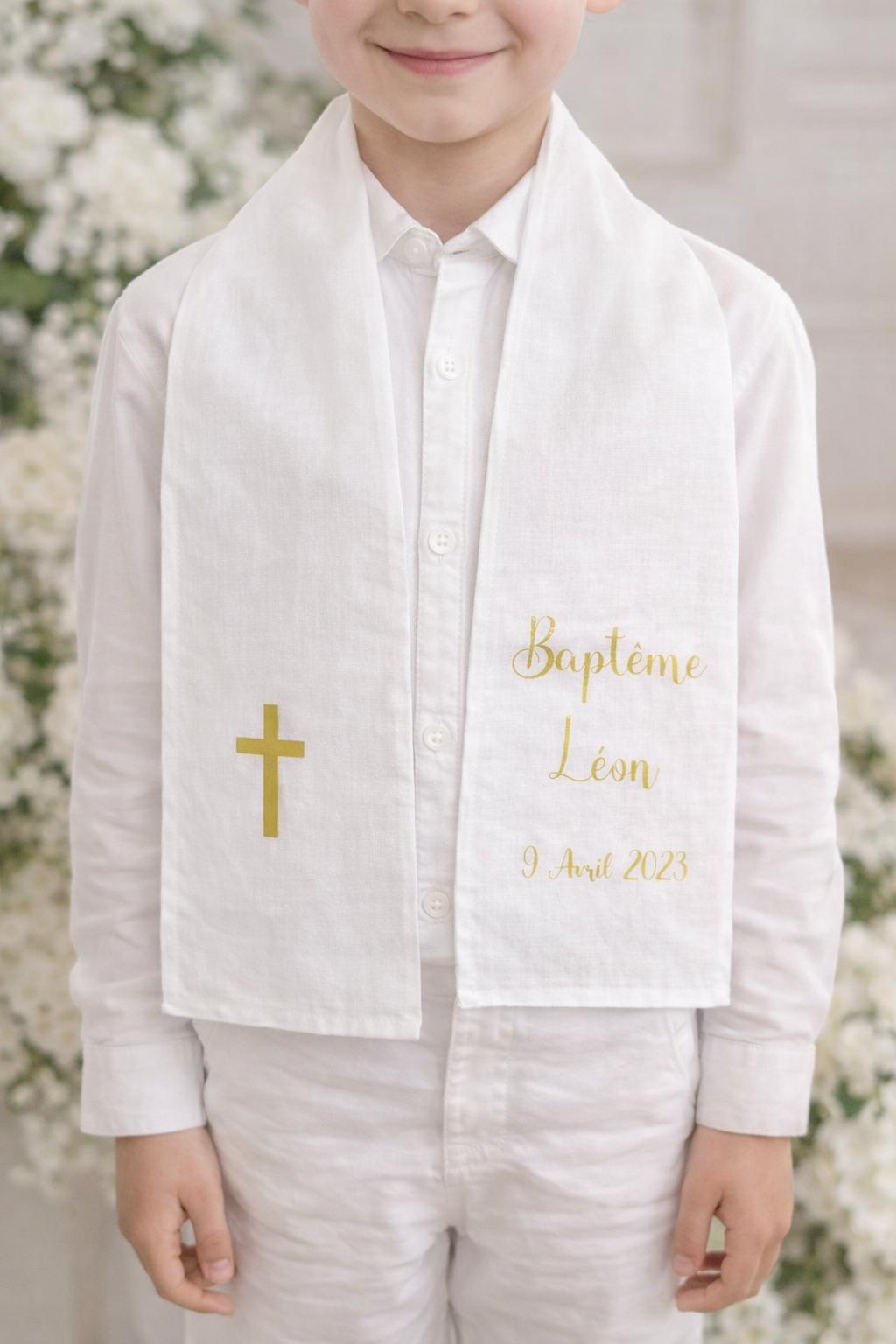 Echarpe - Etole de Baptême ou Communion