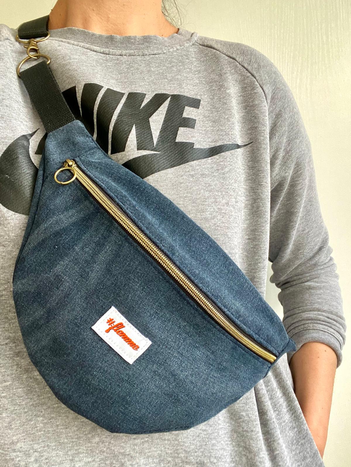 Sac banane jean upcyclé #flemme