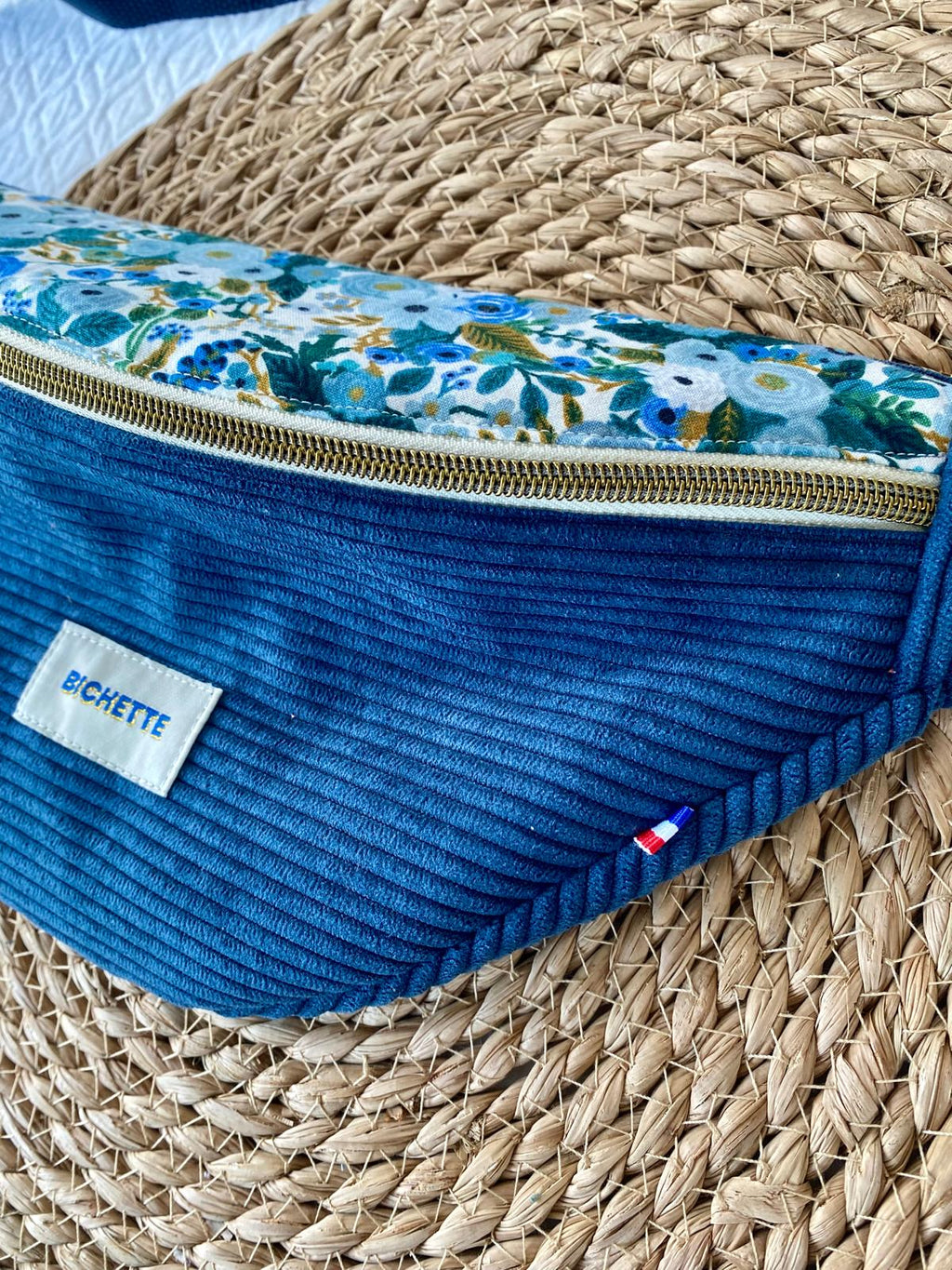 Sacs bananes velours à message