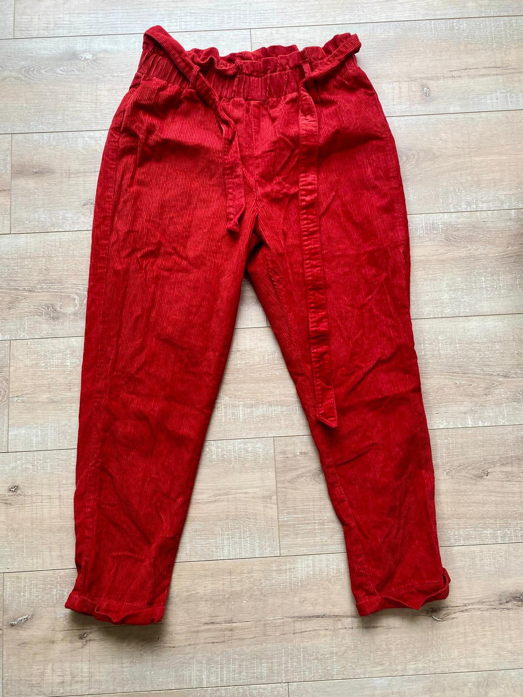 Sac upcyclé du pantalon du Père Noël