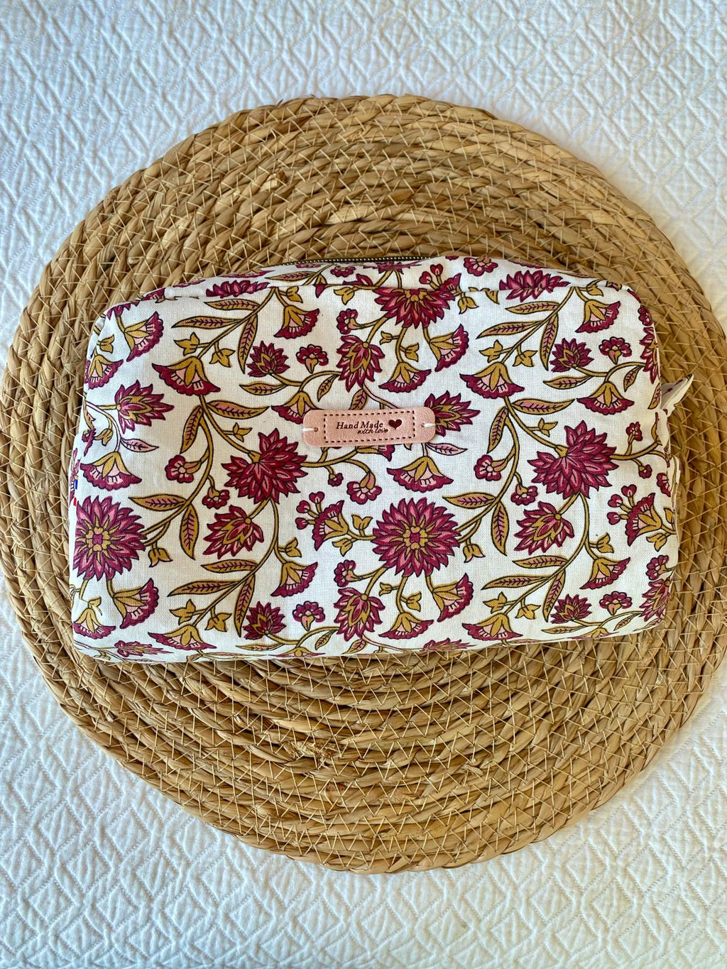 Trousse de toilette florale d'automne