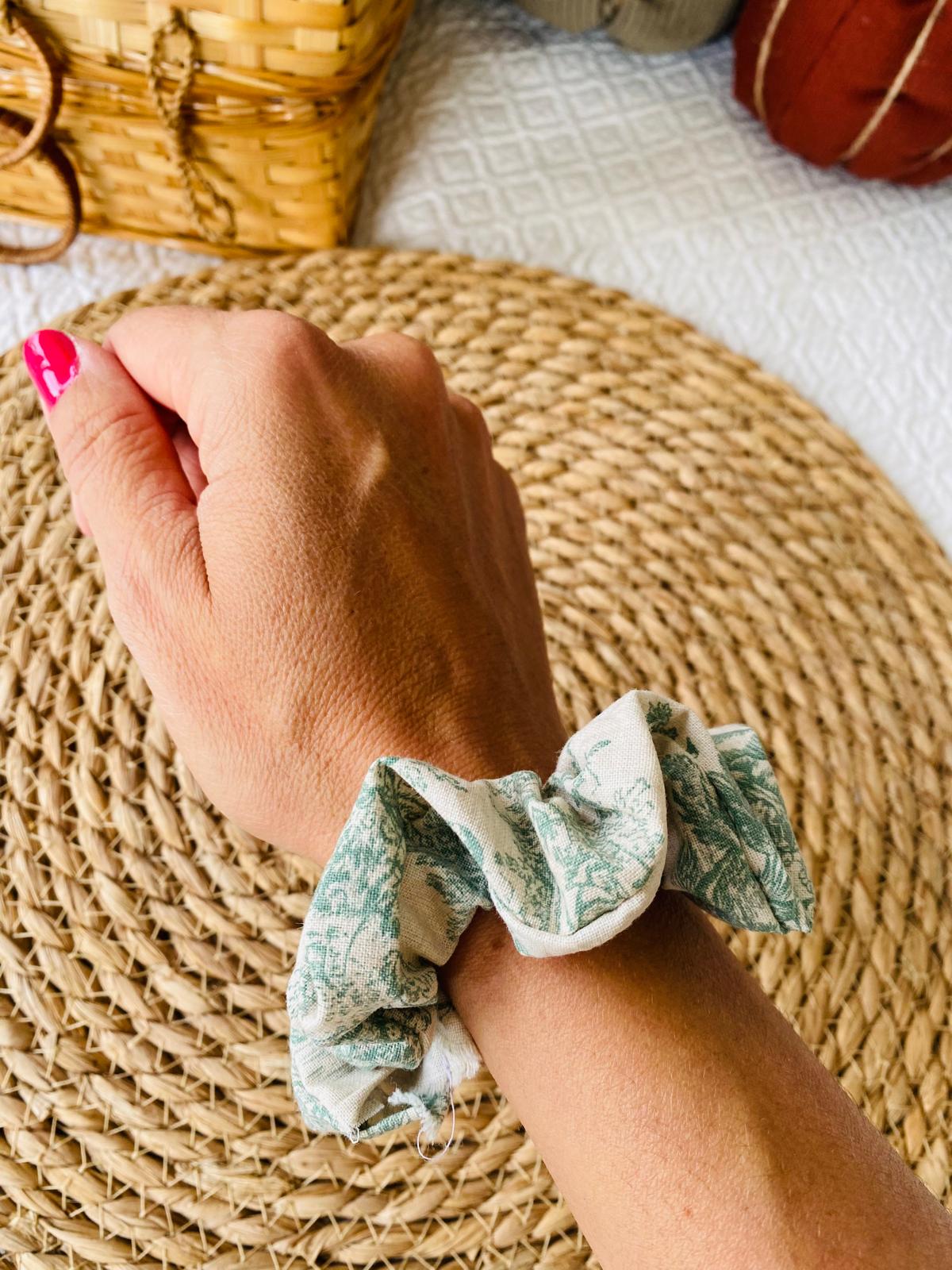 Chouchou Toile de jouy