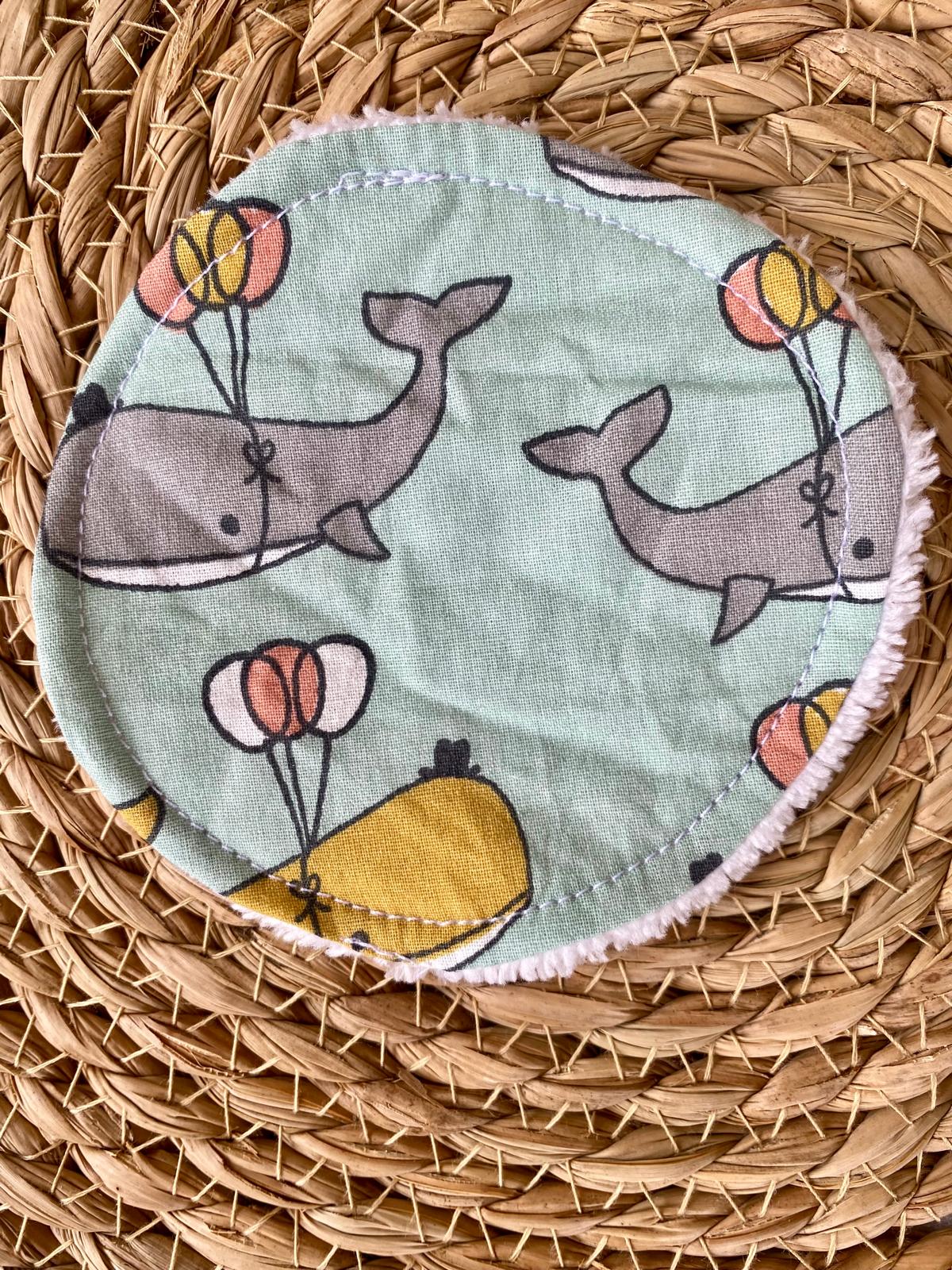 Lingettes bébé rondes