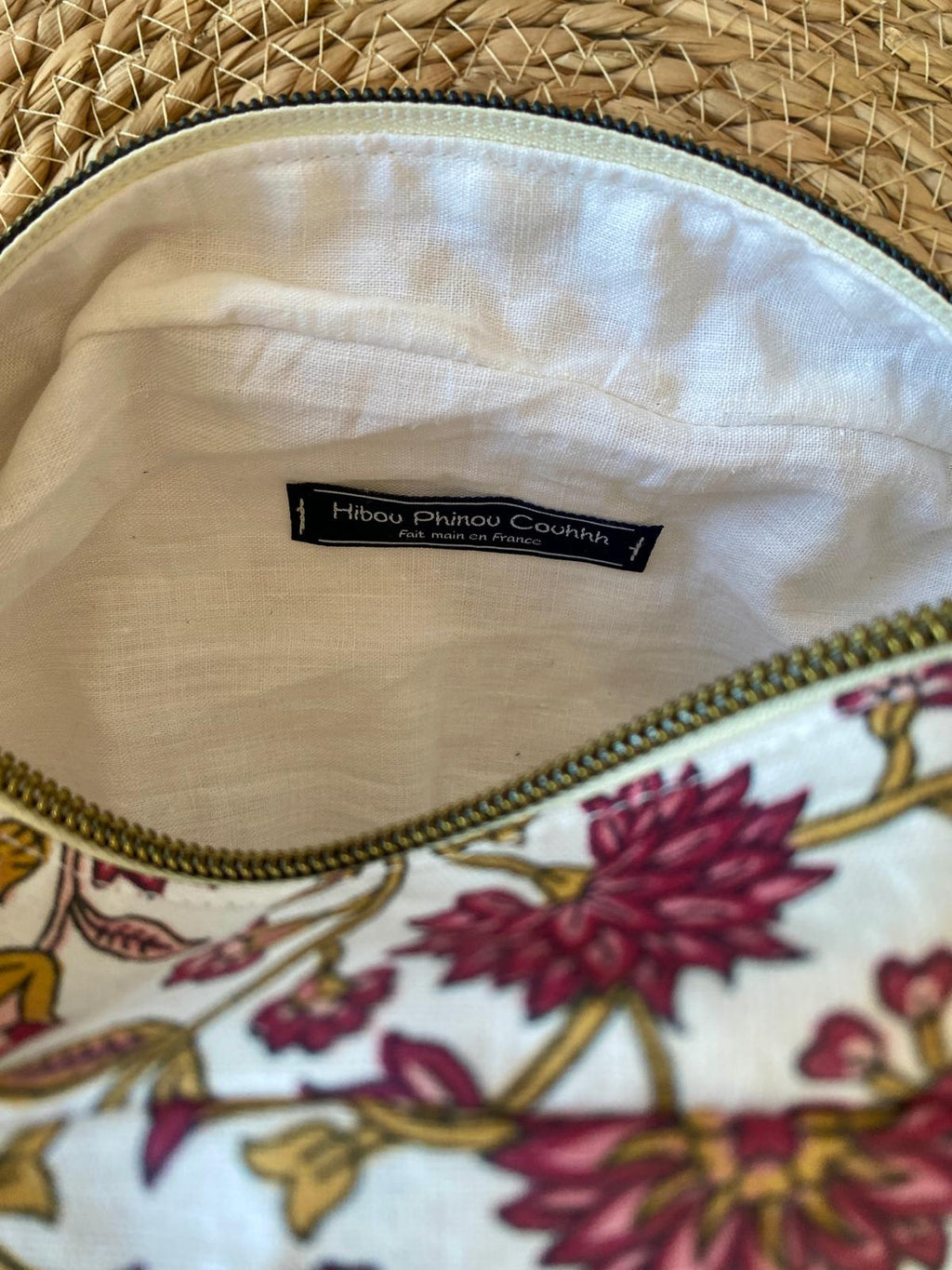 Trousse de toilette florale d'automne