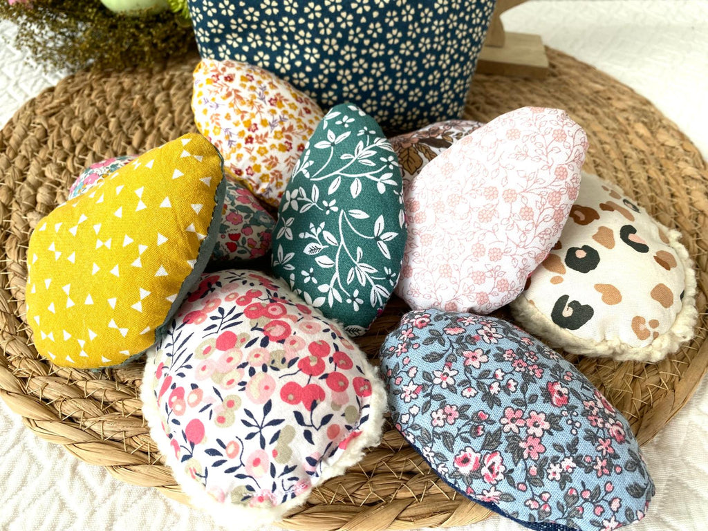 Oeufs de Pâques en tissu