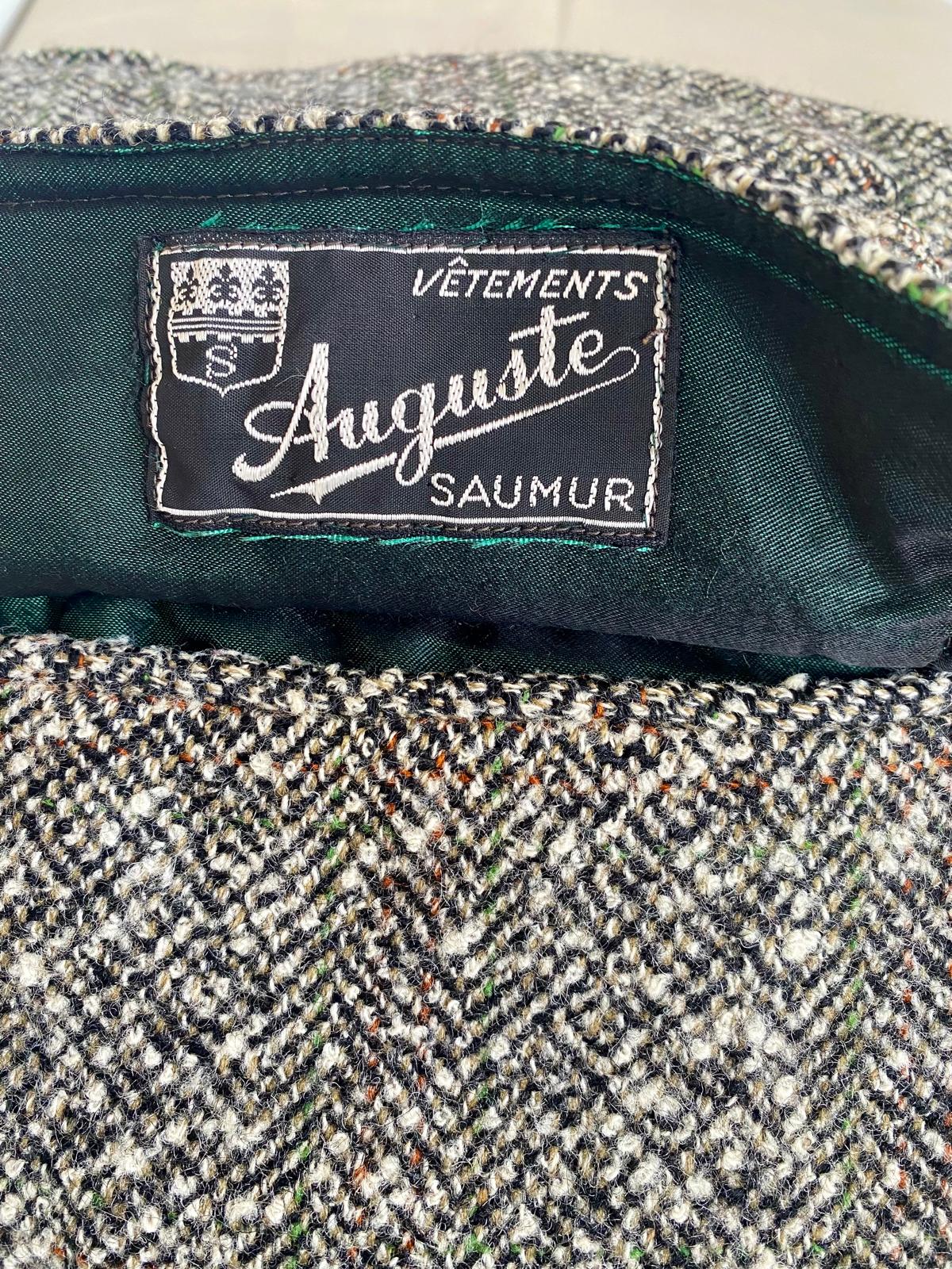 Coussin Auguste upcyclé