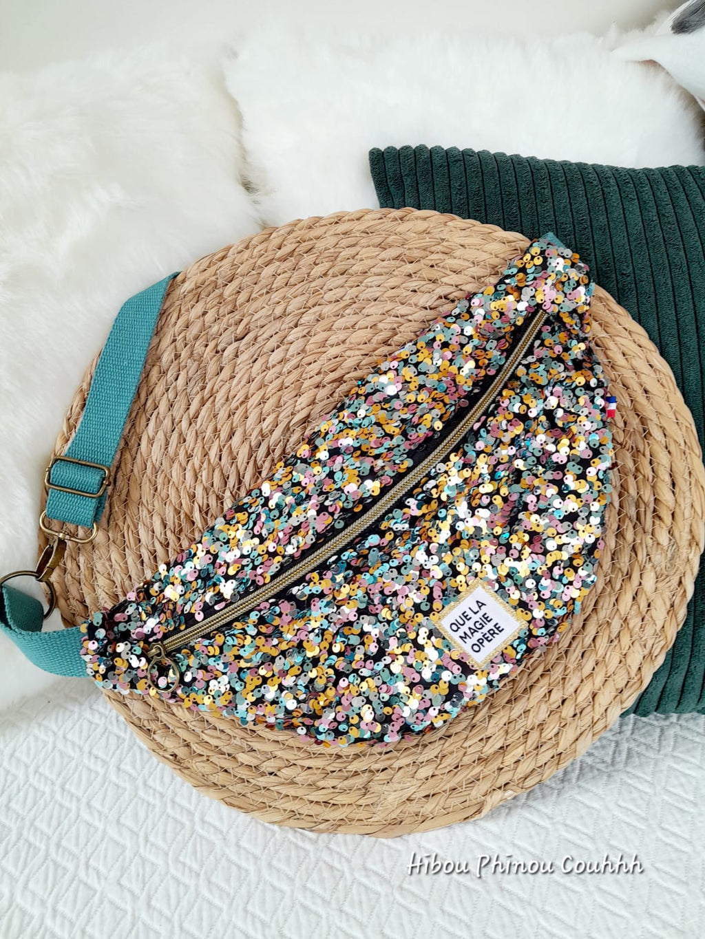 Sac banane à facettes