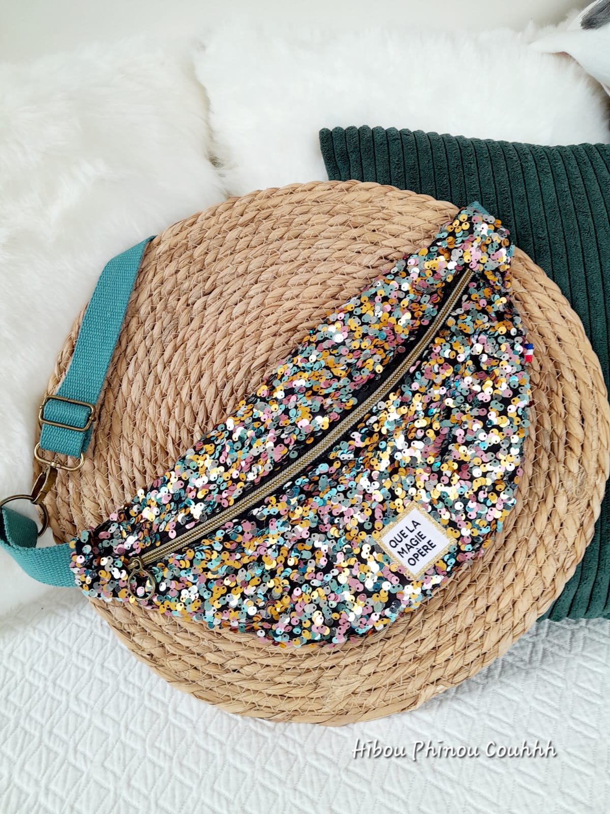 Sac banane à facettes