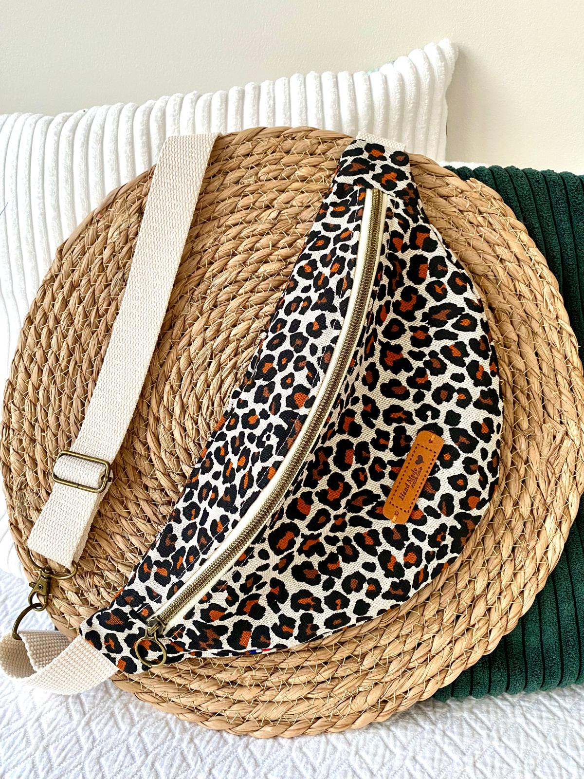 Sac banane bachette Léopard