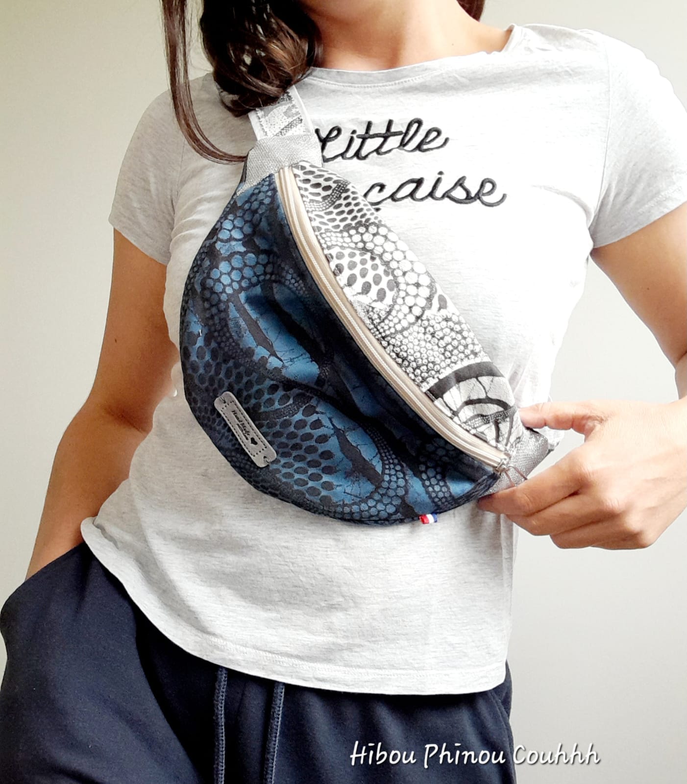 Sac banane upcycl Gaultier promo Hibouphinoucouhhh