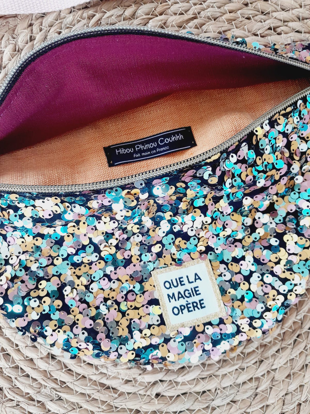 Sac banane à facettes