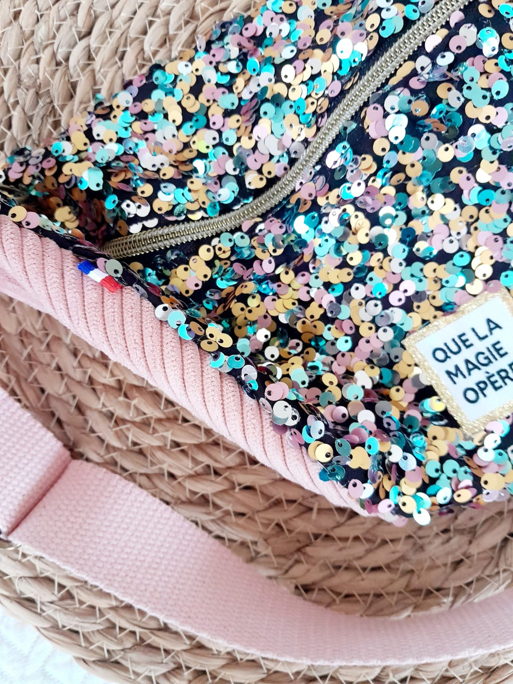 Sac banane à facettes