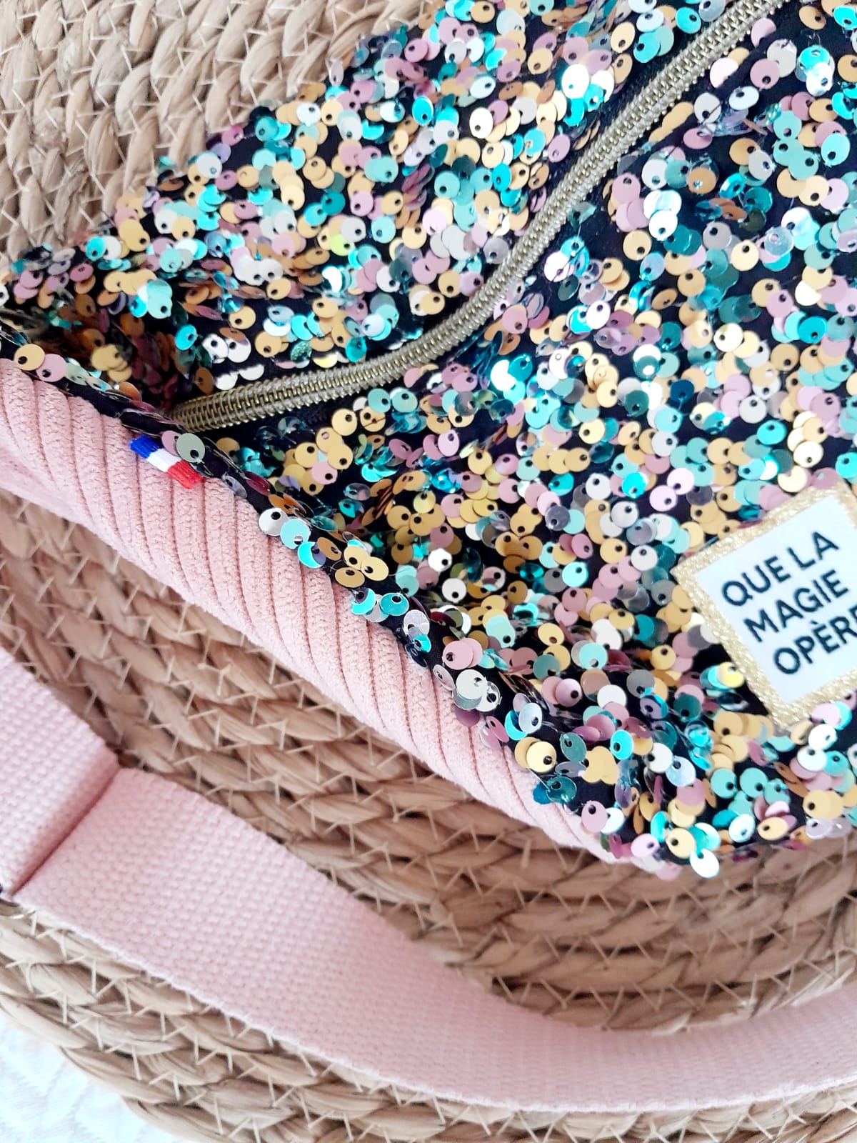 Sac banane à facettes