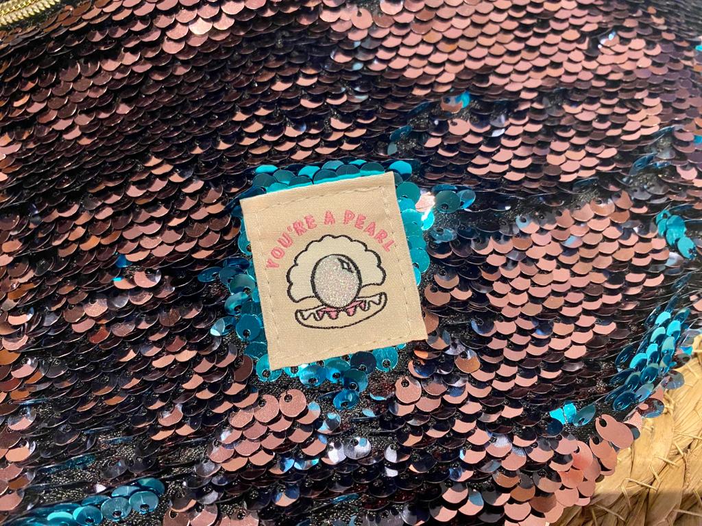 Sac banane à sequins bifaces upcyclé