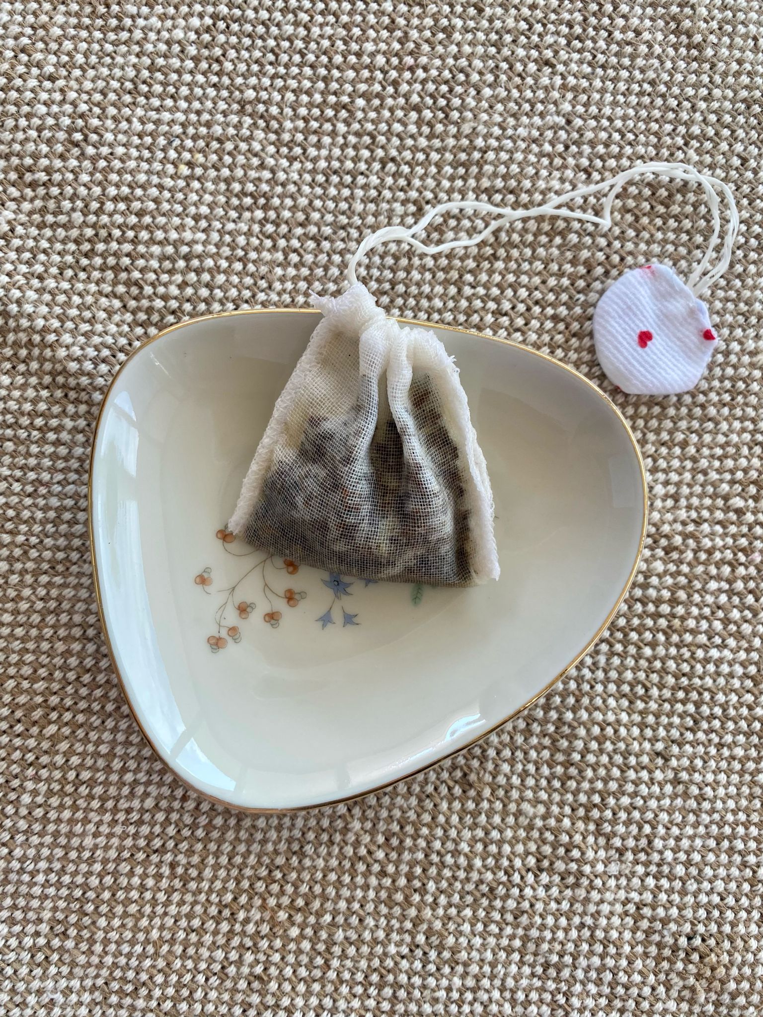 Sachets de thé réutilisables - contact alimentaire -faits main