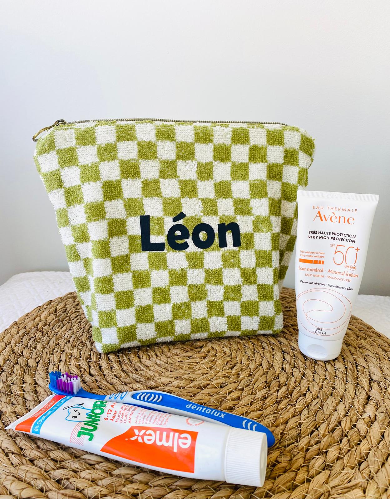 Trousse de toilette éponge