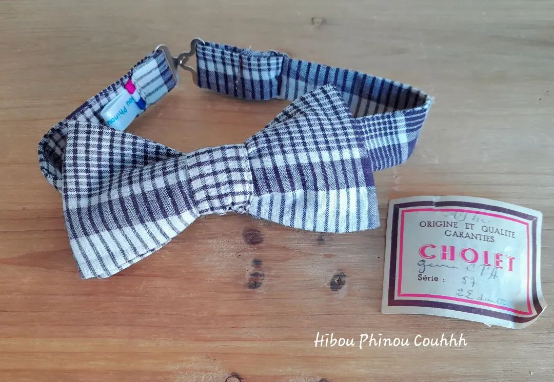 Noeud papillon en mouchoir de Cholet