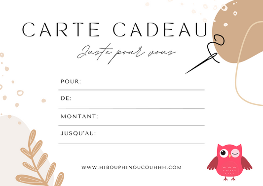 Carte cadeau