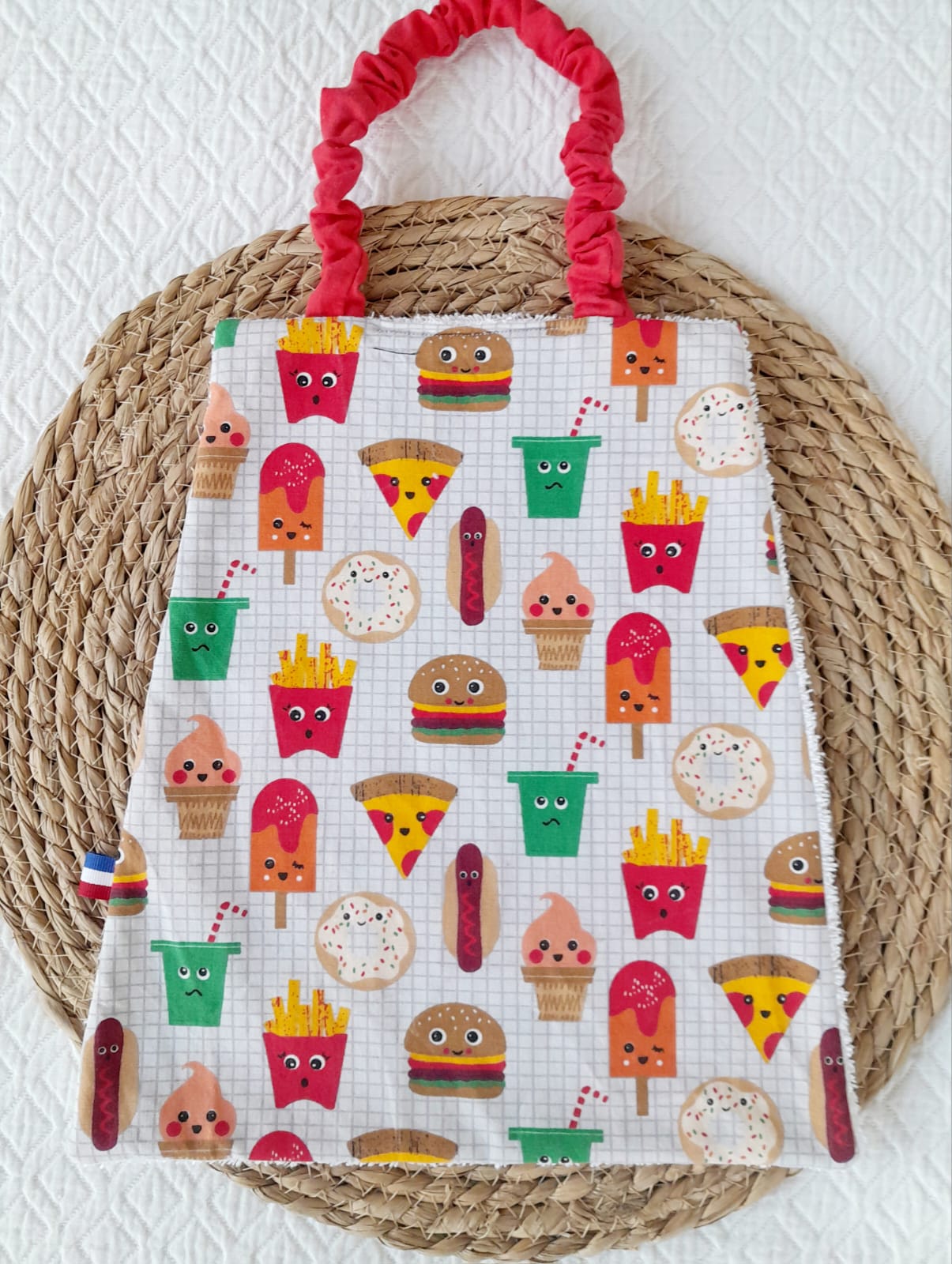 Serviette de table élastiquée