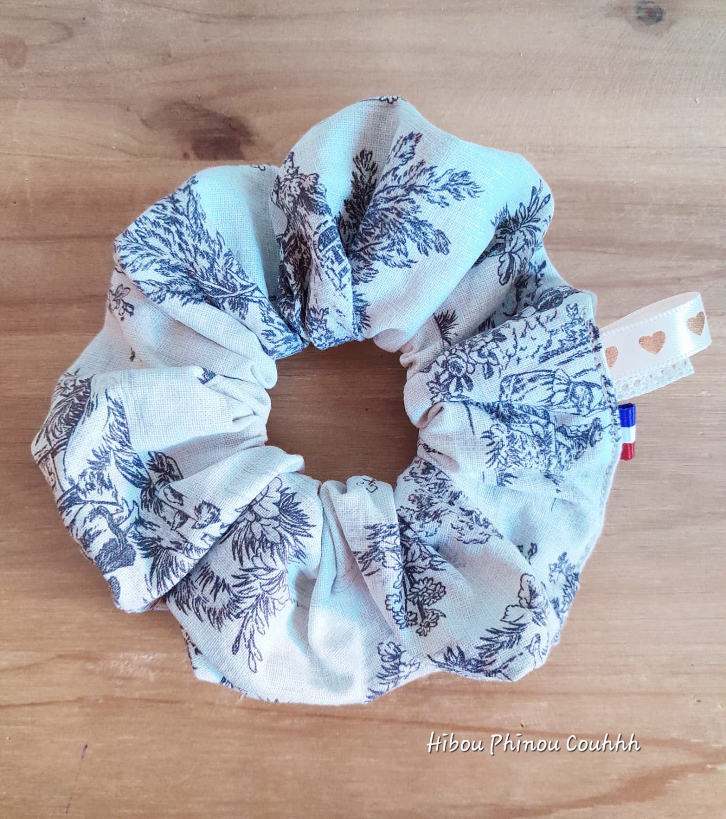 Chouchou Toile de jouy